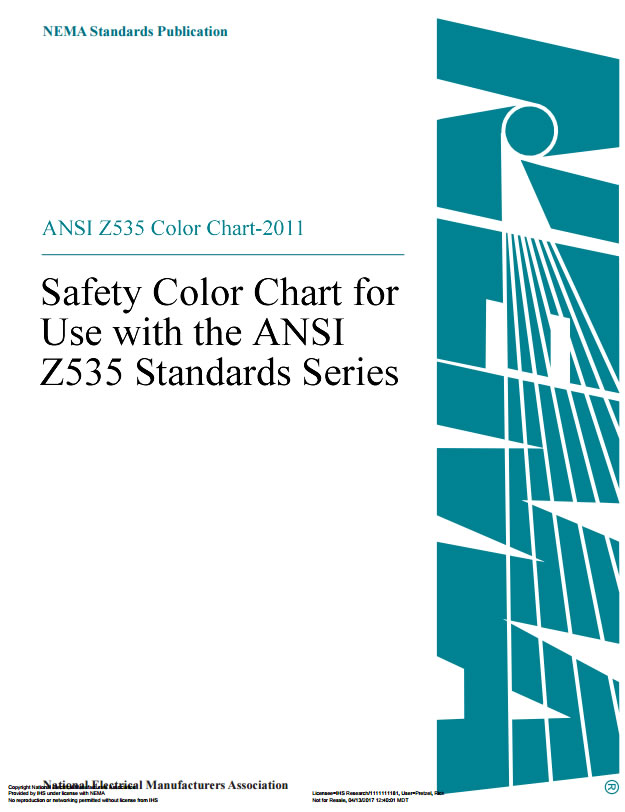 ansi z535 color chart pdf